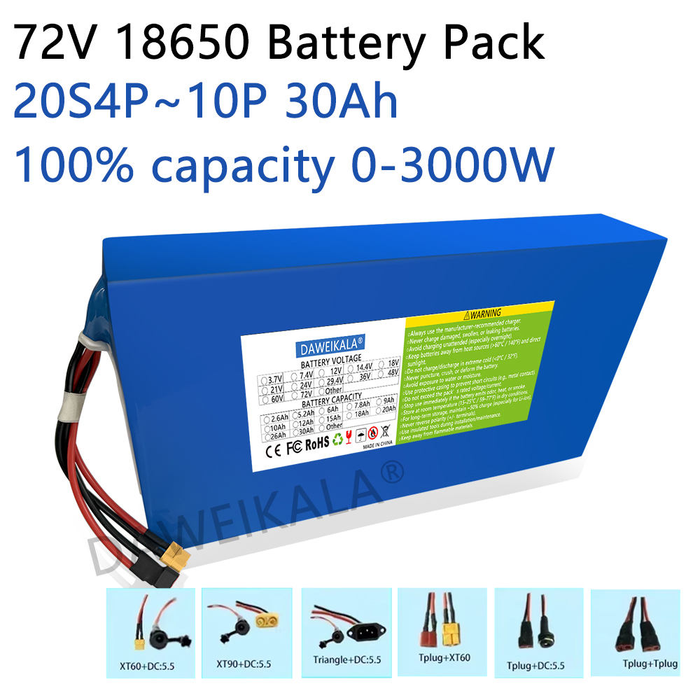 72V 5000W Electric Motorcycle - جديد 72 فولت 12Ah-30Ah 18650 بطارية