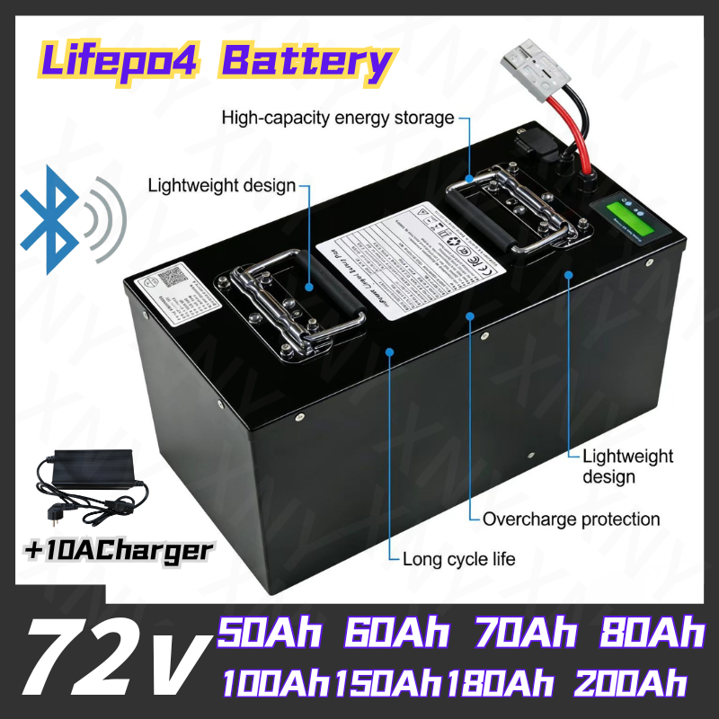 72V 60Ah Lifepo4 Battery Pack - بطارية ليثيوم XNY-72V LifePo4 بسعة 50
