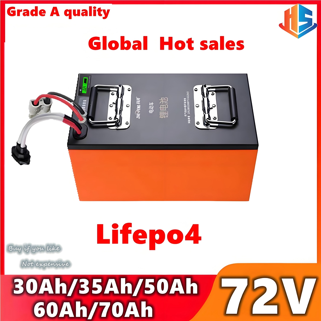 72V 60Ah Lifepo4 Battery Pack - بطارية سكوتر كهربائي 72 فولت 50