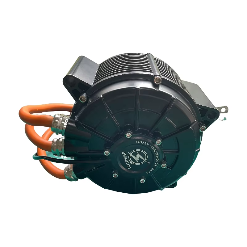 محرك QS بقوة 10000 واط مع علبة - مراجعة Electric Motorcycle Conversion Kit 72V وسعره