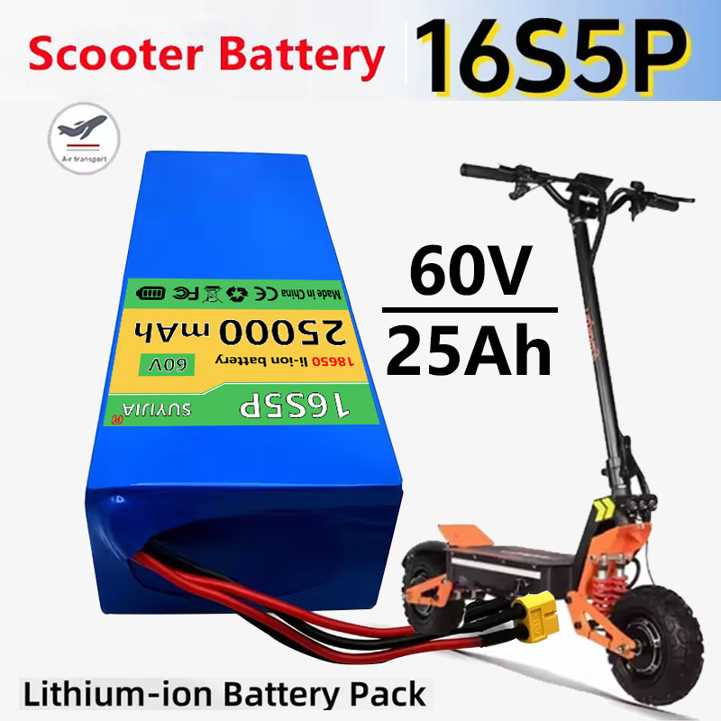 Batería Recargable De Iones De - مراجعة 60V 30Ah Electric Scooter Battery وسعره