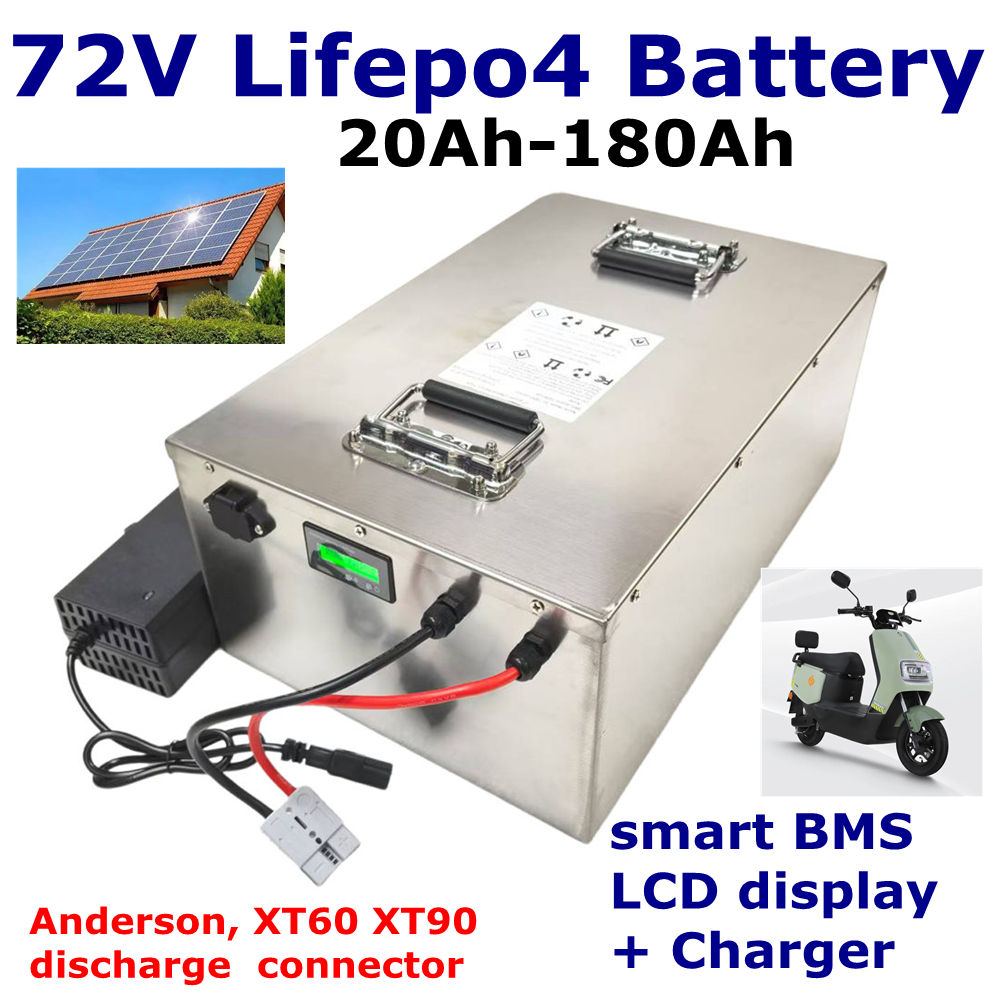 JN- 24S BMS 72V 20Ah 40Ah 60Ah - مراجعة 72V 60Ah Lifepo4 Battery Pack وسعره
