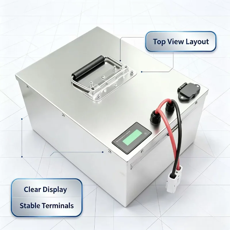 بطارية ليثيوم فوسفات الحديد (L - مراجعة 72V 60Ah Lifepo4 Battery Pack وسعره