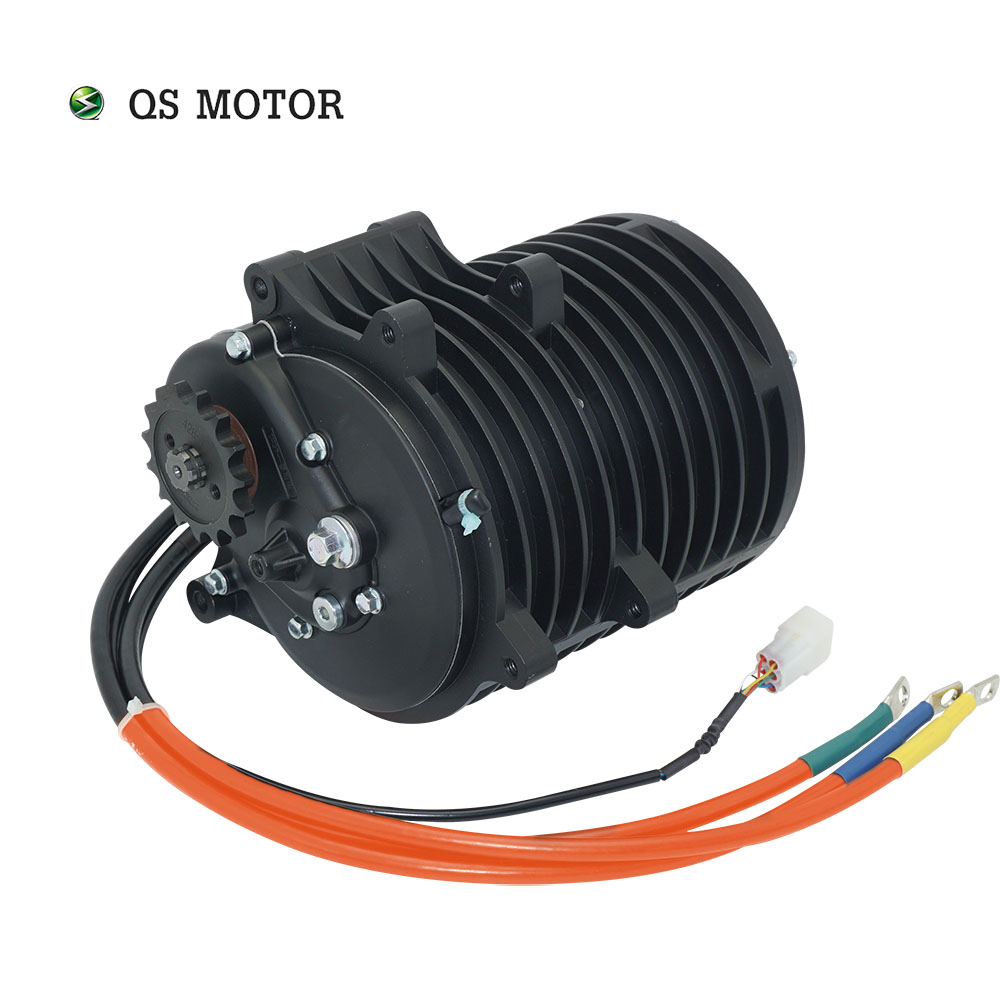 مجموعة تحويل محرك QSMOTOR 138  - مراجعة Mid Drive Motor Kit 72V 3000W وسعره