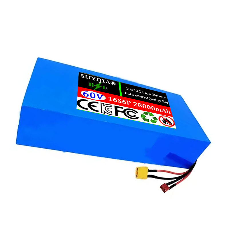 جديد 16S6P 60 فولت 28Ah 18650  - مراجعة 60V 30Ah Electric Scooter Battery وسعره