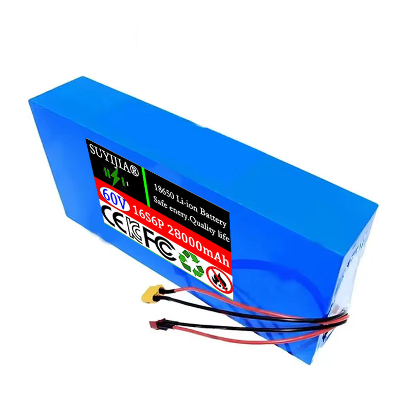 جديد 16S6P 60 فولت 28Ah 18650  - مراجعة 60V 30Ah Electric Scooter Battery وسعره
