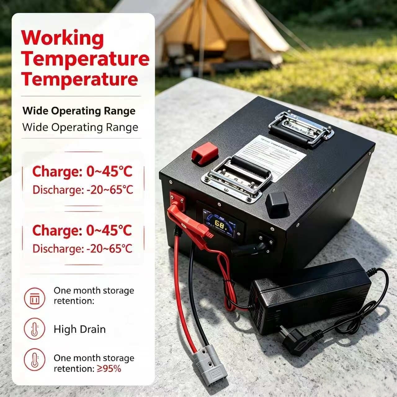 حزمة بطارية ليثيوم قابلة لإعاد - مراجعة 72V 60Ah Lifepo4 Battery Pack وسعره