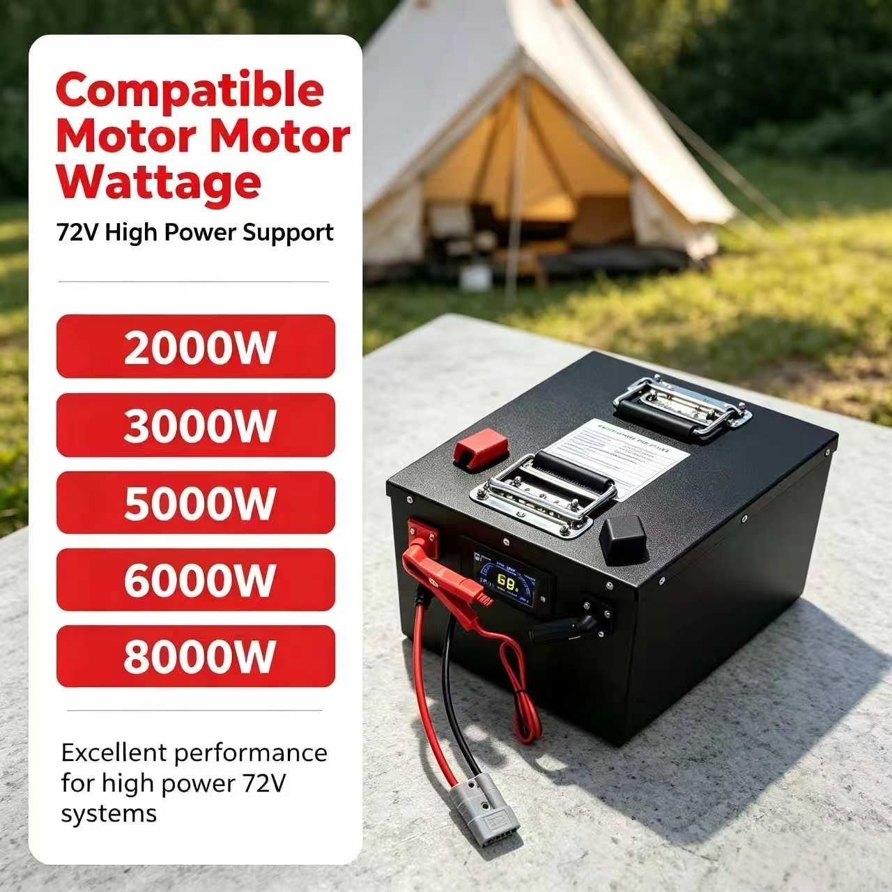 حزمة بطارية ليثيوم قابلة لإعاد - مراجعة 72V 60Ah Lifepo4 Battery Pack وسعره