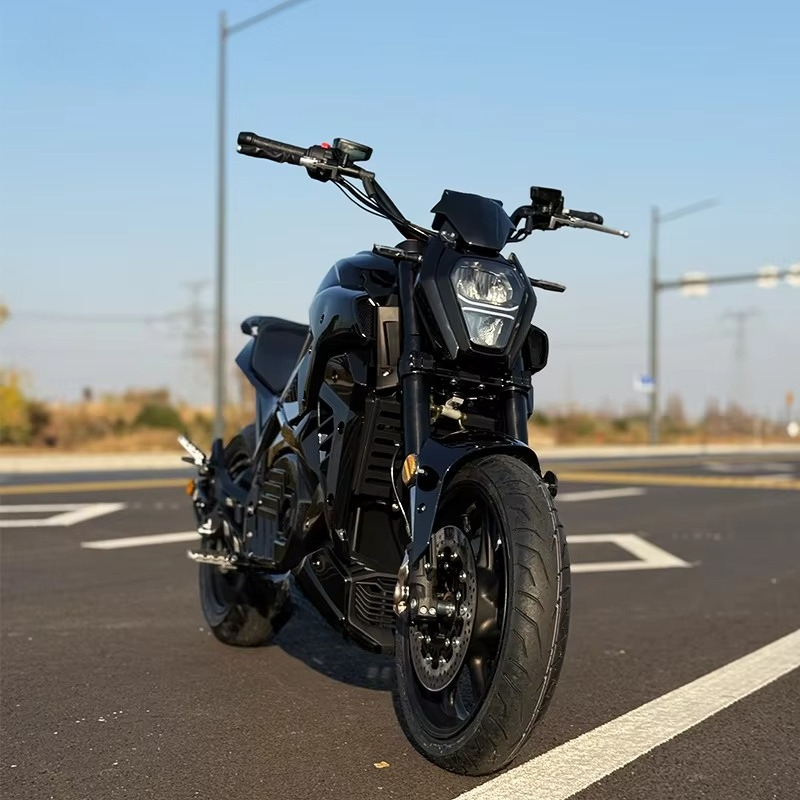 دراجة نارية كهربائية جديدة من  - مراجعة 72V 5000W Electric Motorcycle وسعره