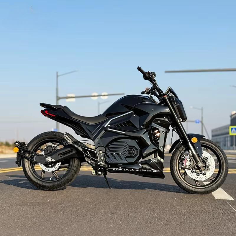دراجة نارية كهربائية جديدة من  - مراجعة 72V 5000W Electric Motorcycle وسعره